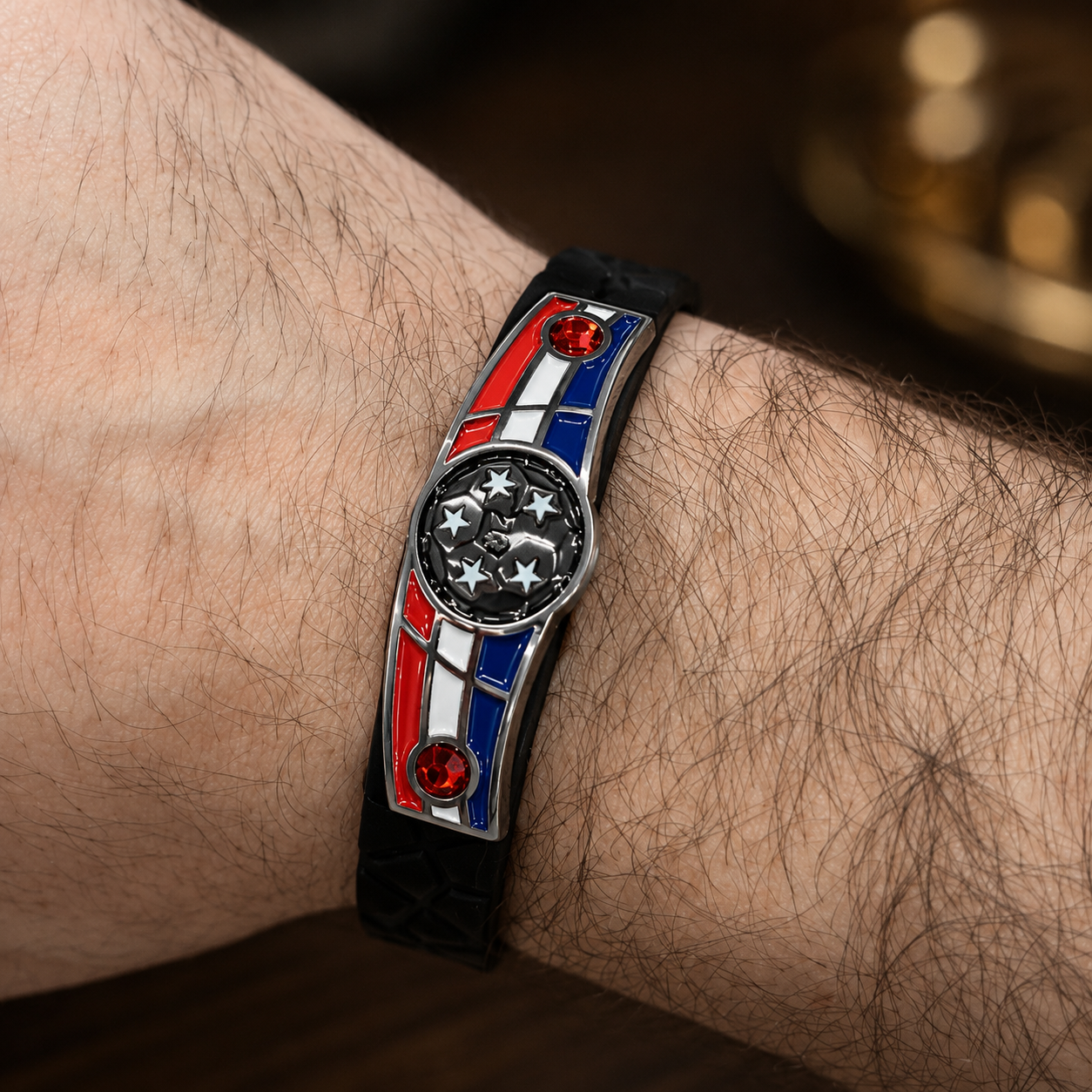 USA Soccer Bracelet - Adjustable Soccer Fan Wristband
