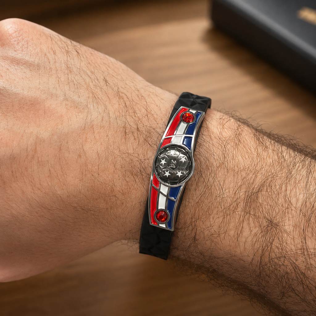 USA Soccer Bracelet - Adjustable Soccer Fan Wristband