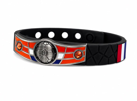 Netherlands Soccer Bracelet - Adjustable World Cup Fan Wristband