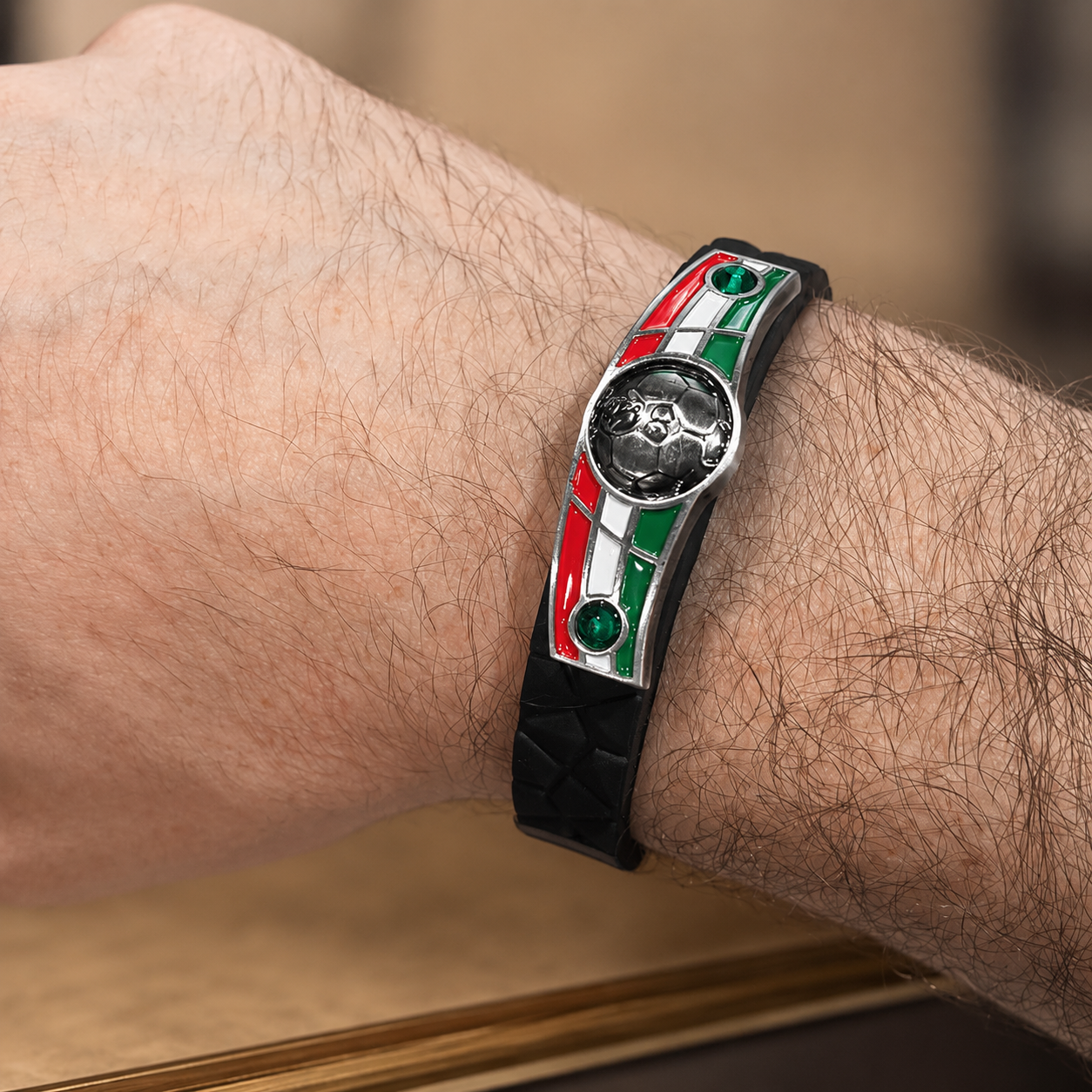 Mexico Soccer Bracelet - Adjustable Soccer Fan Wristband