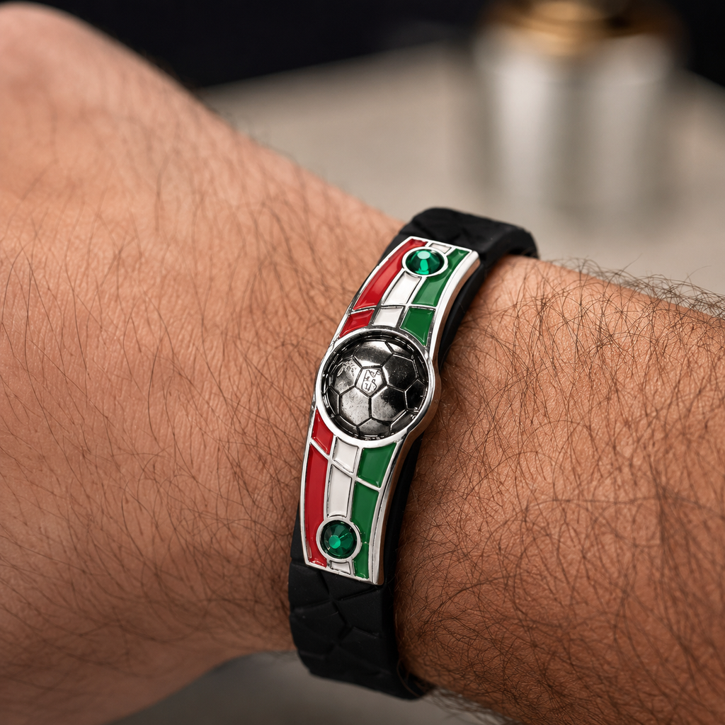 Mexico Soccer Bracelet - Adjustable Soccer Fan Wristband