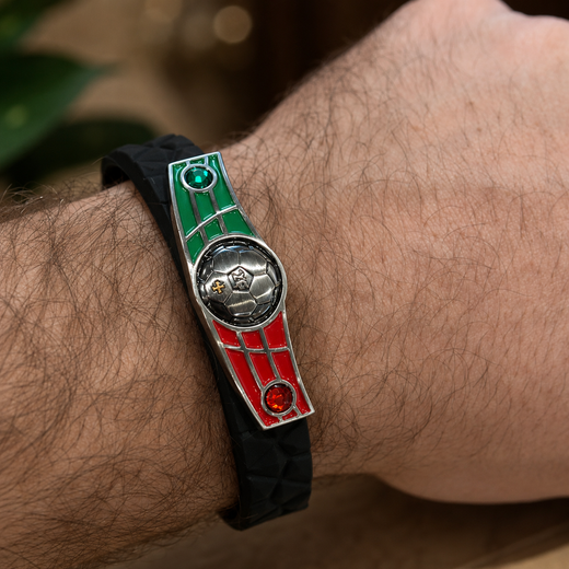 Portugal Soccer Bracelet - Adjustable Soccer Fan Wristband