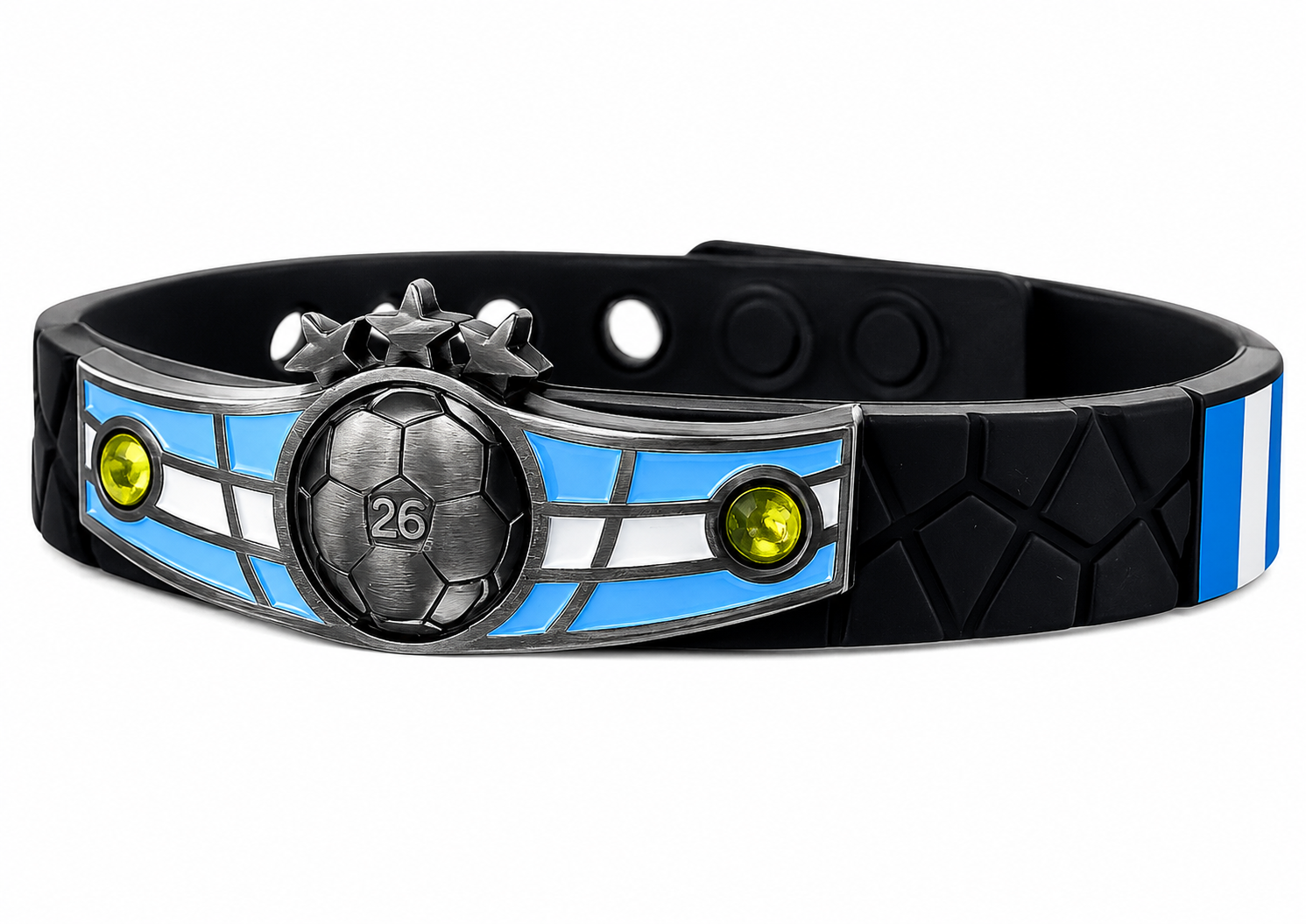 Argentina Soccer Bracelet - Adjustable Soccer Fan Wristband