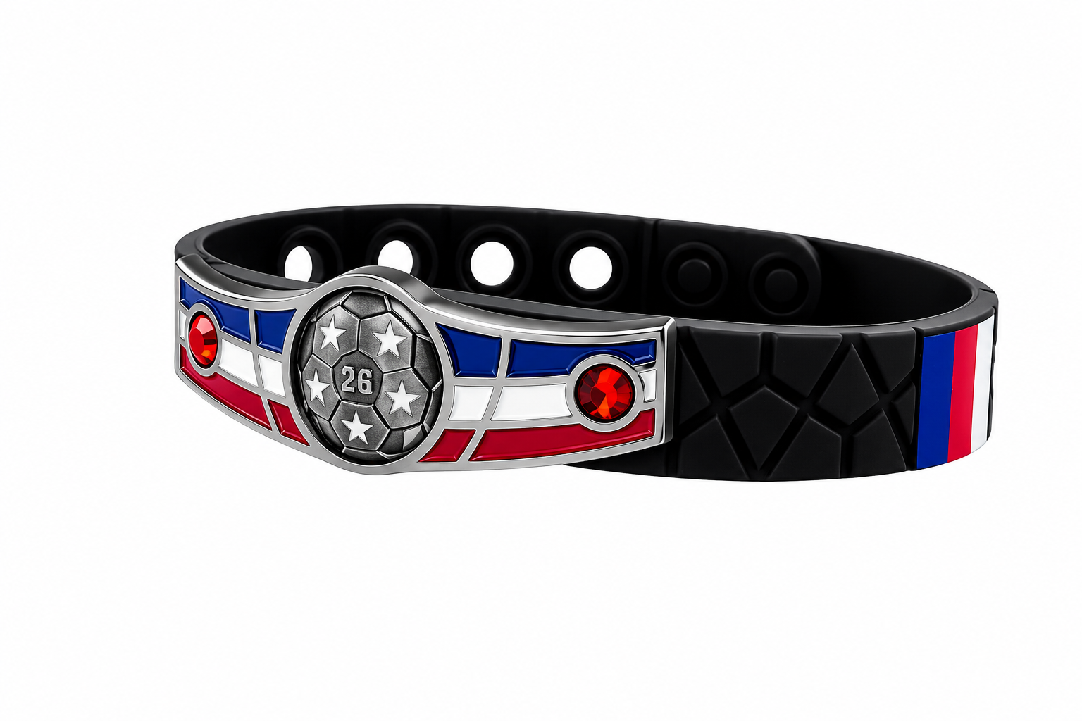 USA Soccer Bracelet - Adjustable Soccer Fan Wristband