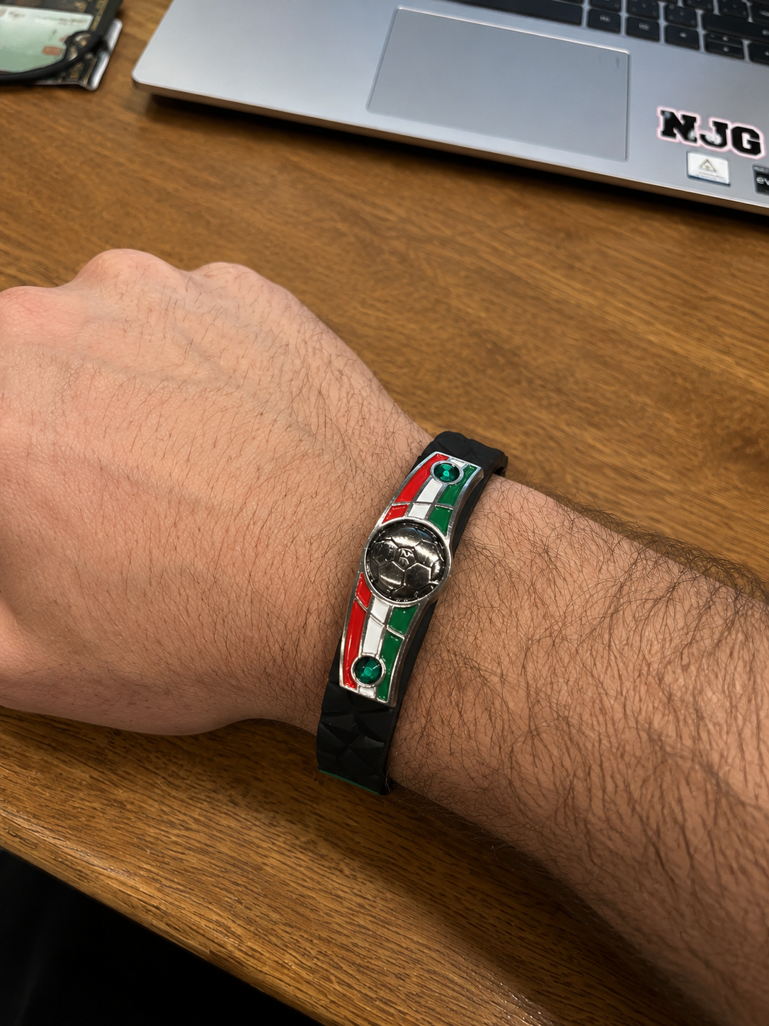 Mexico Soccer Bracelet - Adjustable Soccer Fan Wristband