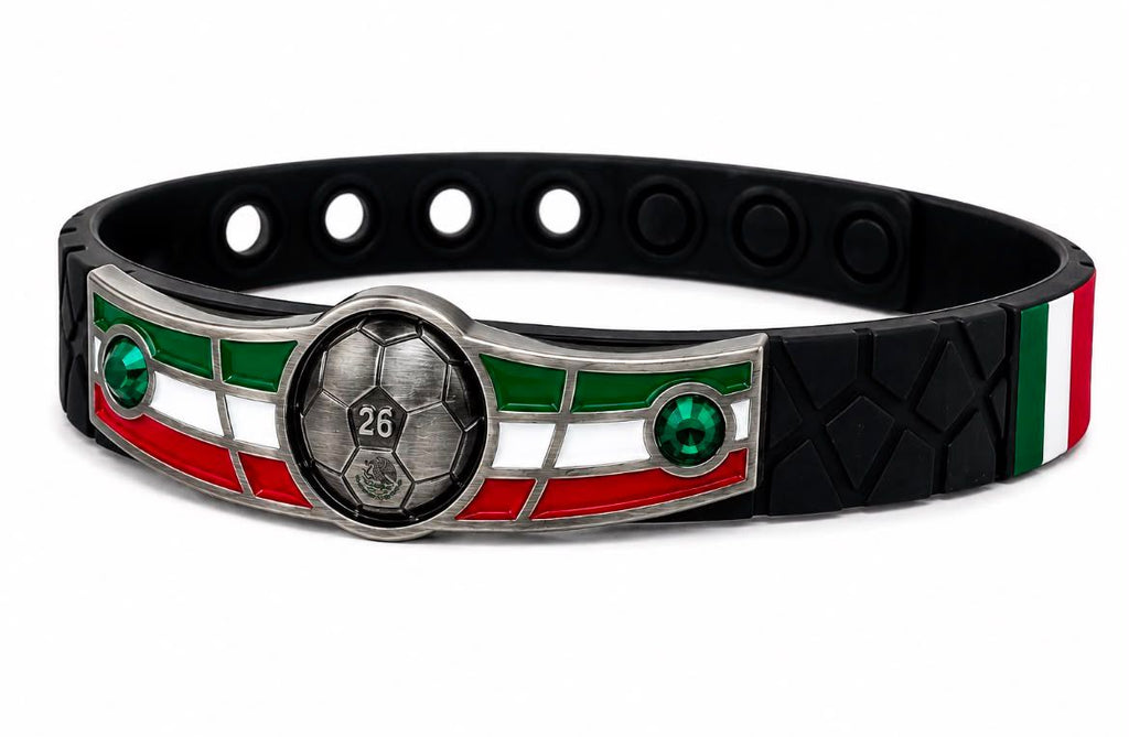 Mexico Soccer Bracelet - Adjustable Soccer Fan Wristband