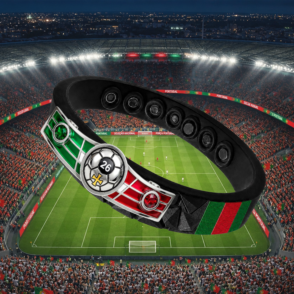 Portugal Soccer Bracelet - Adjustable Fan Wristband
