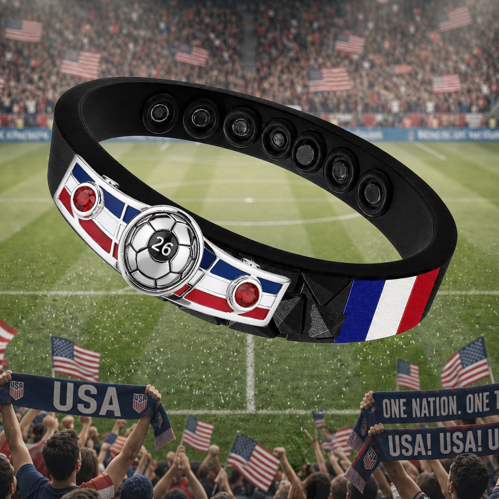 Wholesale 3-Pack - USA Soccer Bracelet