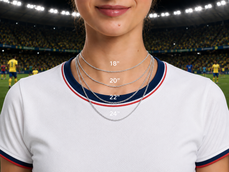 UK Soccer Necklace - Stainless Steel Soccer Ball Pendant, Soccer Fan Gift