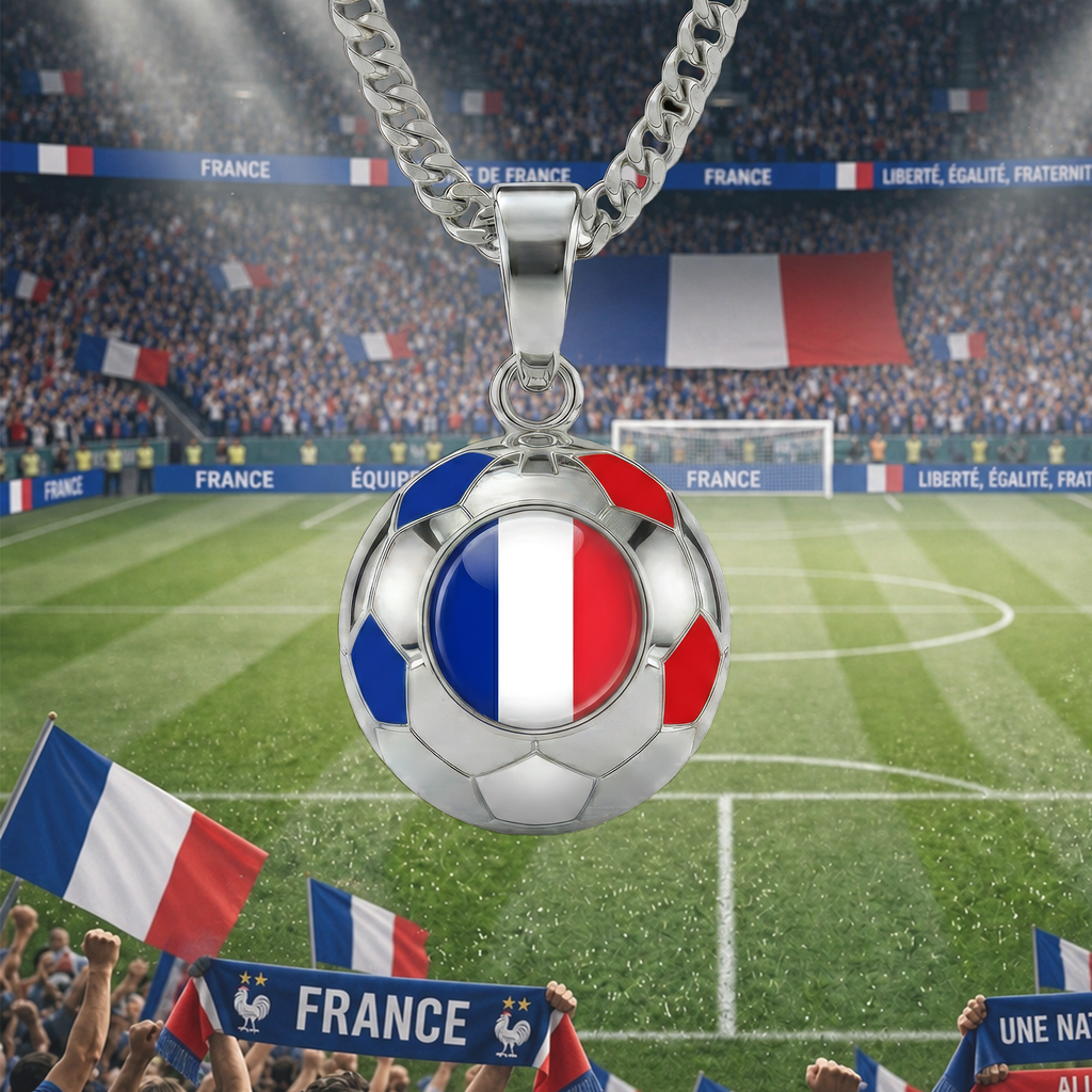 France soccer ball pendant wholesale detail