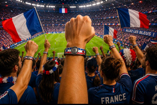 France Soccer Bracelet - Adjustable Soccer Fan Wristband