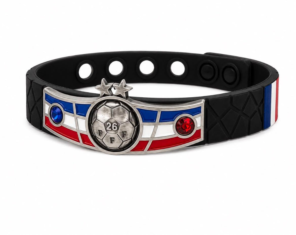 France Soccer Bracelet - Adjustable Soccer Fan Wristband