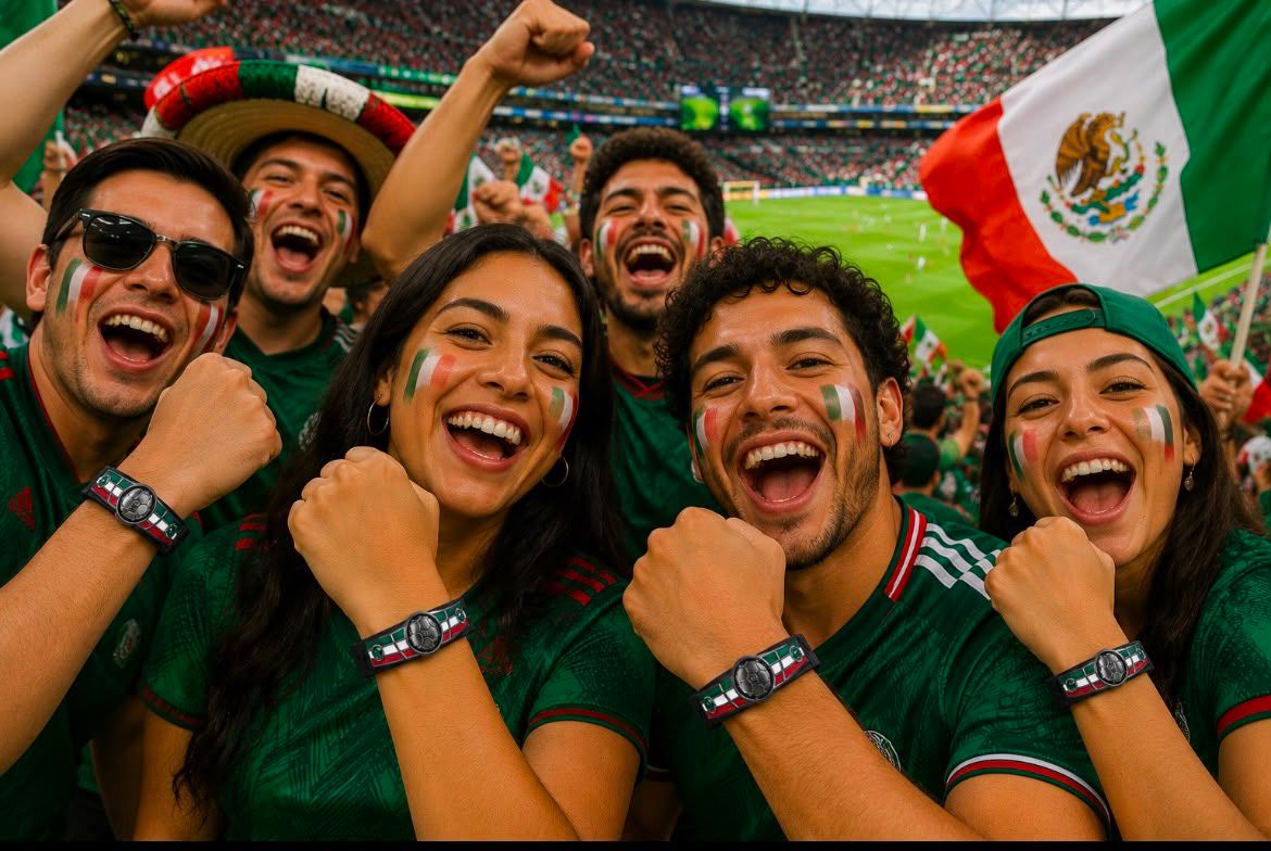 Mexico Soccer Bracelet - Adjustable Soccer Fan Wristband