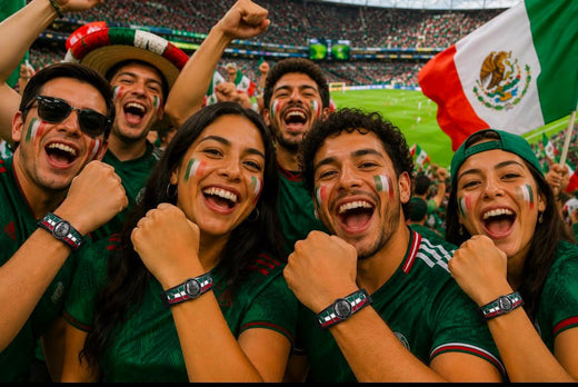 Mexico Soccer Bracelet - Adjustable Soccer Fan Wristband