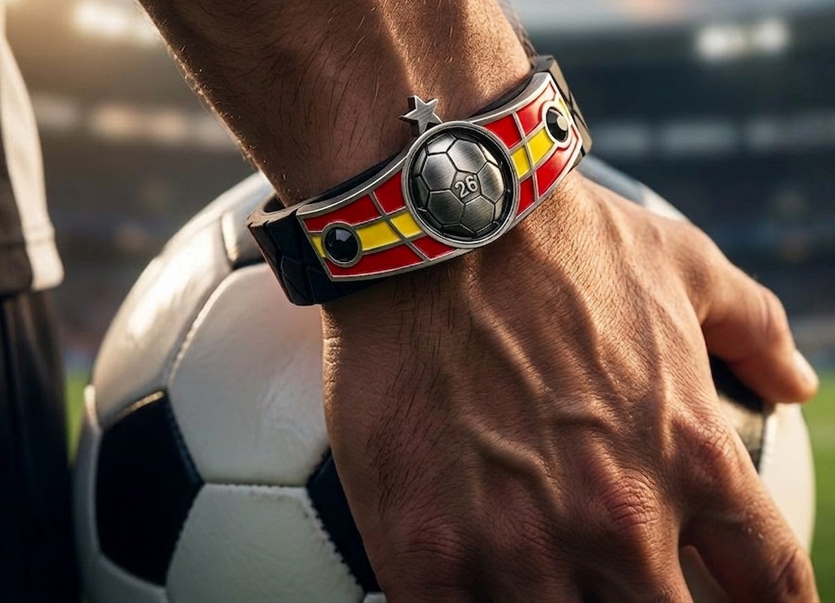 Spain Soccer Bracelet - Adjustable Soccer Fan Wristband