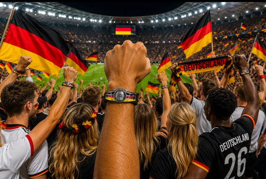 Germany Soccer Bracelet - Adjustable Soccer Fan Wristband
