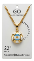 Argentina wholesale soccer necklace display card