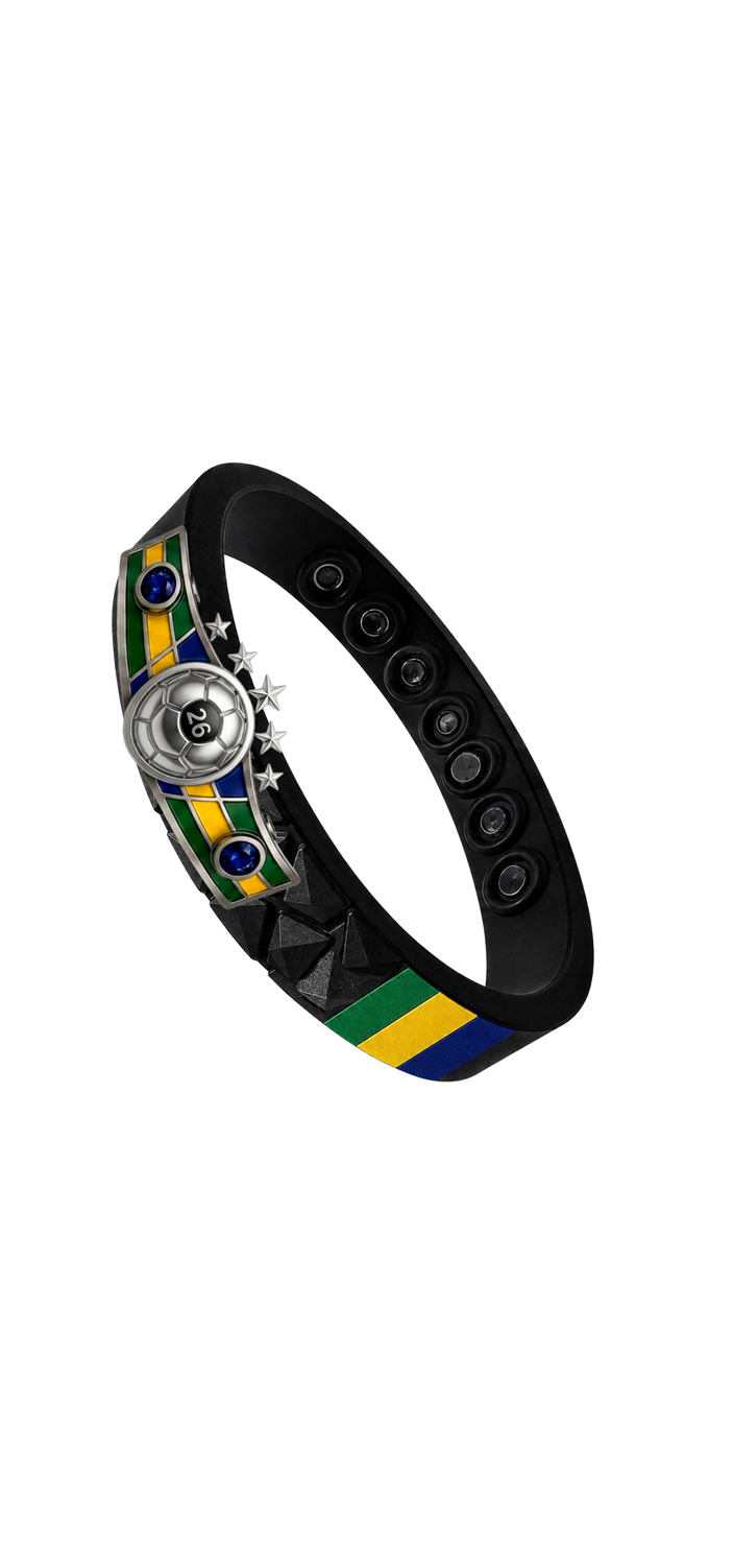 Brazil wholesale clean soccer bracelet tall hover image
