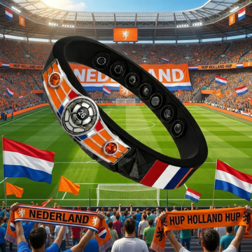 Holland Soccer Bracelet - Adjustable Fan Wristband