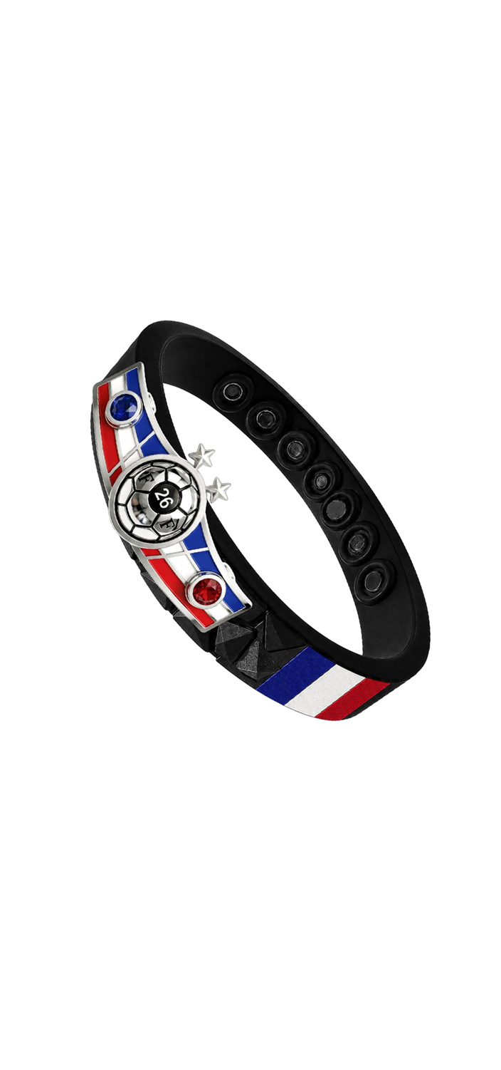 France wholesale clean soccer bracelet tall hover image