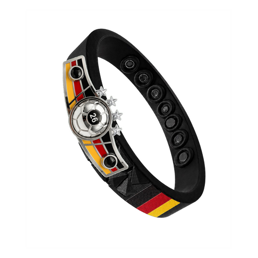 Germany Soccer Bracelet - Adjustable Fan Wristband