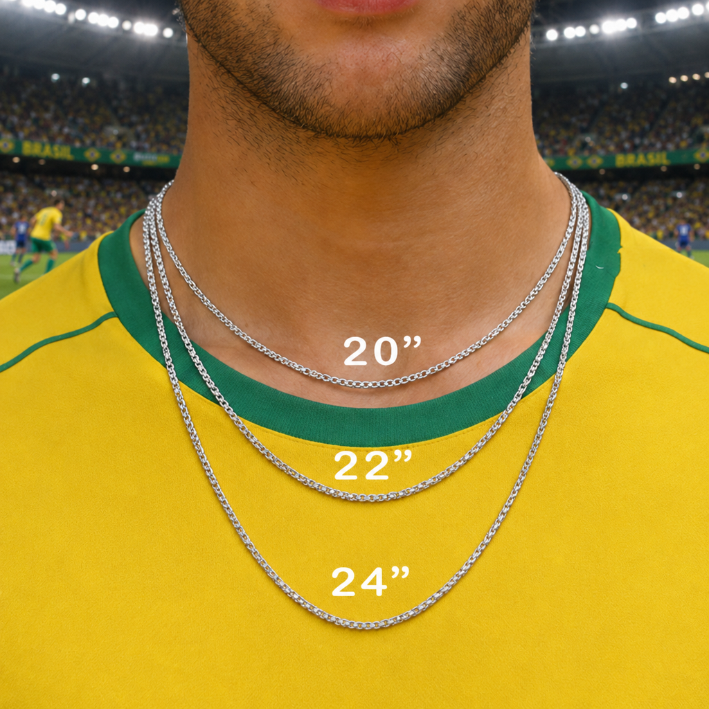Brazil Soccer Necklace - 18K Gold Plated Soccer Ball Pendant, Soccer Fan Gift