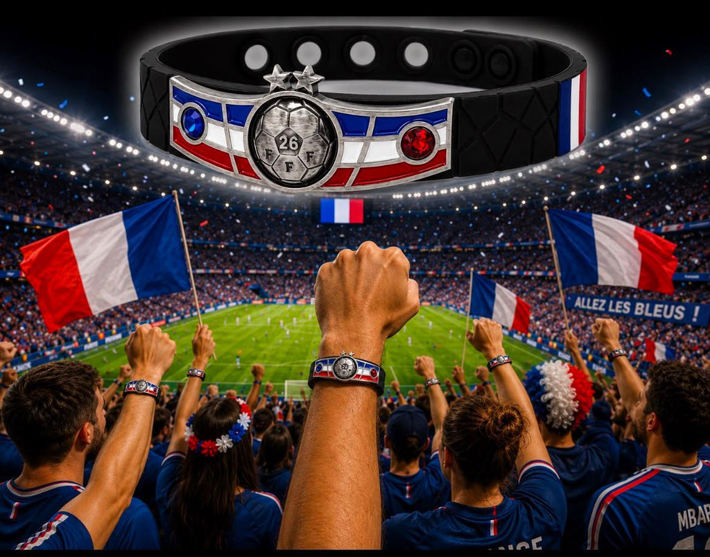 France Soccer Bracelet - Adjustable Soccer Fan Wristband