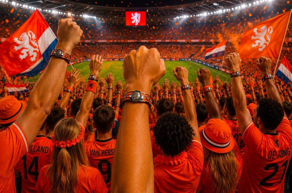 Netherlands Soccer Bracelet - Adjustable Soccer Fan Wristband