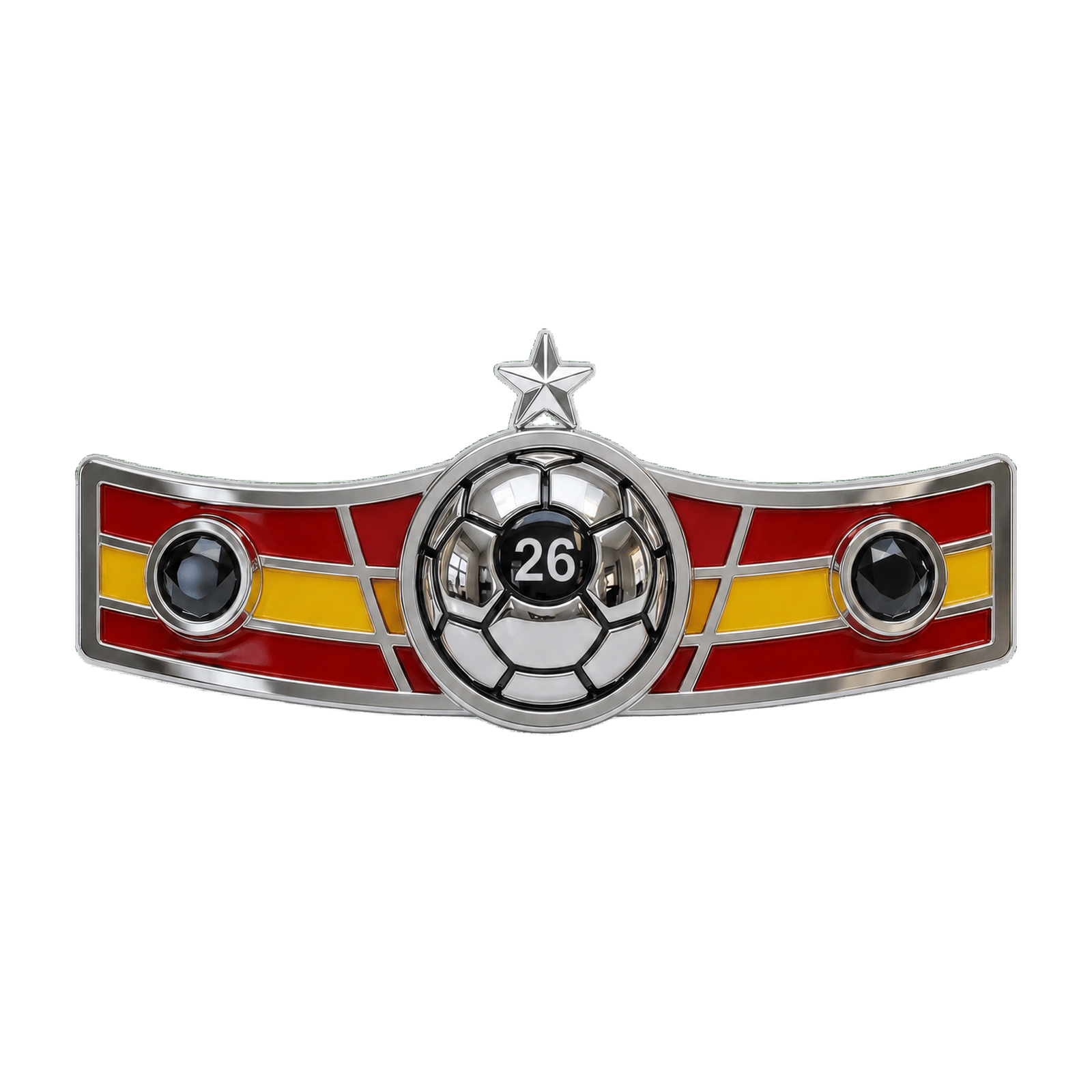 Spain soccer bracelet horizontal product view