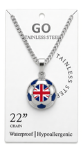 United Kingdom wholesale soccer necklace display card