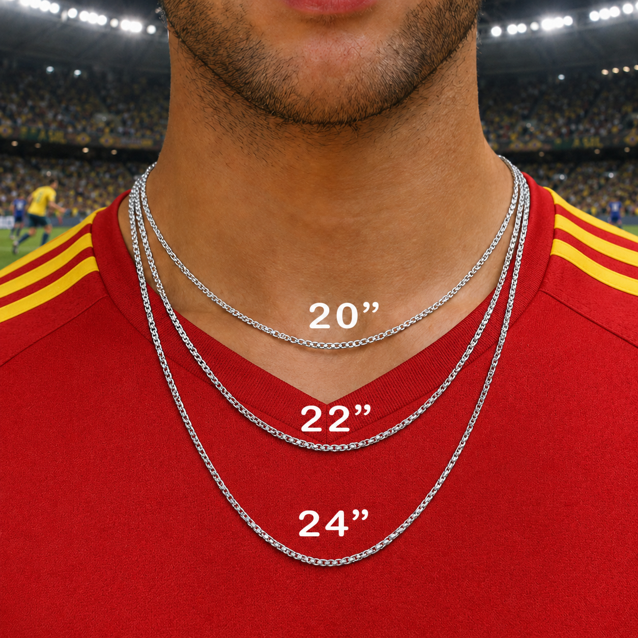 Spain Soccer Necklace - 18K Gold Plated Soccer Ball Pendant, Soccer Fan Gift