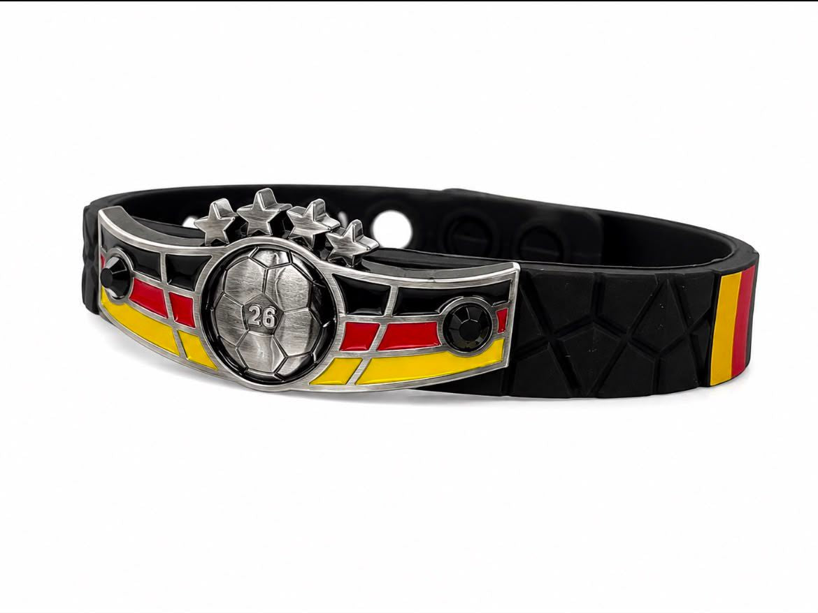 Germany Soccer Bracelet - Adjustable Soccer Fan Wristband