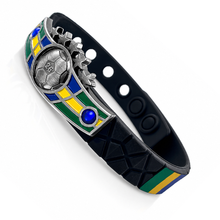 Brazil Soccer Bracelet - Adjustable Soccer Fan Wristband